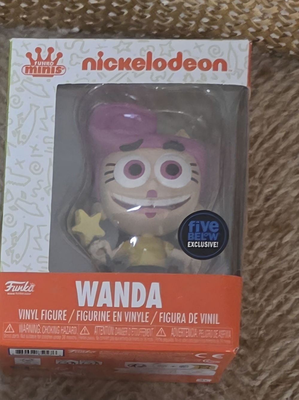 Nickelodeon Wanda Vinyl Figure - Pink and Yellow Nickelodeon Minis